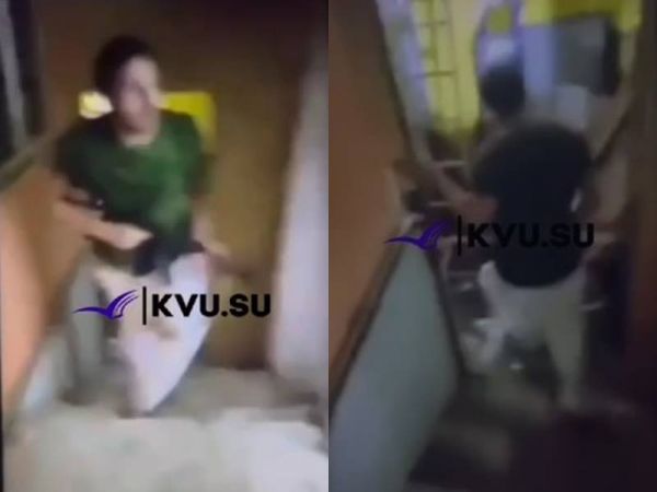 Вооруженный мужчина, который разгуливал с автоматом в центре Шахт, попал на видео